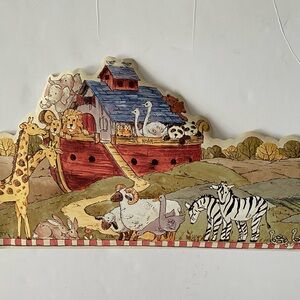NOAH'S ARK wallpaper border wallpaper aproximativ 17’ft NEW Nursery